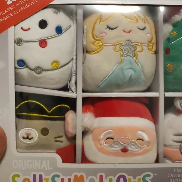 Squishmallows Holiday 2021 Plush Ornament Set In Box - Multicolor - Picture 2 of 4